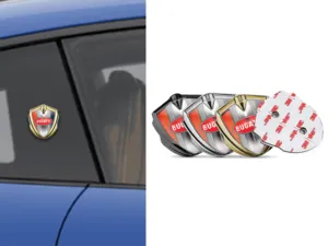 Bugatti Auto Logo Abzeichen Luxus Design Legierungsdetail